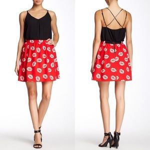 **SOLD** Sam Edelman X Revolve lips skirt